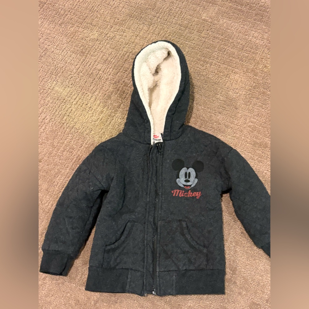 Mickey quilted hoodie jacket 3T